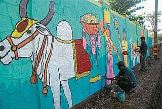 ನಗರ ಸೌಂದರ್ಯಕ್ಕೆ ಬಣ್ಣದ ಭಯ!