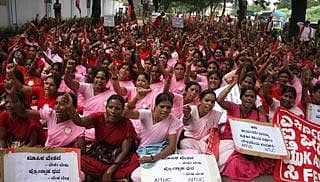 ಆಶಾ ಕಾರ್ಯಕರ್ತೆಯರ ಪ್ರತಿಭಟನೆ