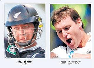 ಕ್ರಿಕೆಟ್ ಸರಣಿ ವೇಳೆ ಮದ್ಯ ಸೇವನೆ: ರೈಡರ್, ಬ್ರೇಸ್ವೆಲ್ ಅಮಾನತು