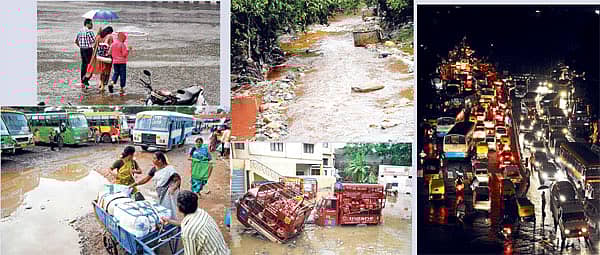 ಕುಂಭದ್ರೋಣ ಮಳೆಗೆ ತತ್ತರಿಸಿತು ರಾಜಧಾನಿ