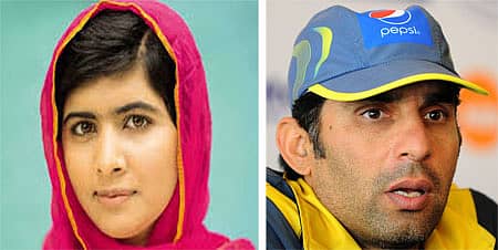 ಮಲಾಲಾ, ಕ್ರಿಕೆಟಿಗ ಮಿಸ್ಬಾಗೆ ಪಾಕಿಸ್ತಾನ ನಾಗರಿಕ ಪ್ರಶಸ್ತಿ