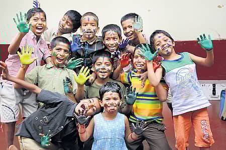 `ನೆಲೆ'ಯಲ್ಲಿ ಬದುಕು ಕಂಡುಕೊಂಡ ಮಕ್ಕಳ ಹರ್ಷೋಲ್ಲಾಸ...