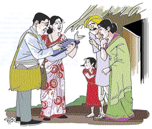 ಅನಕ್ಷರಸ್ಥ ಮತದಾರರ ಕೈಲಿ ಅಭ್ಯರ್ಥಿಗಳ ಜುಟ್ಟು