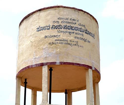 ಟ್ಯಾಂಕಿಗೆ	 ಬಾರದ ನೀರು