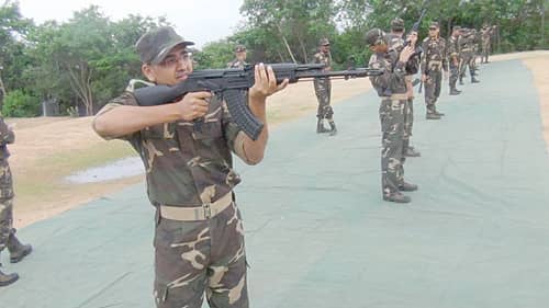 ಶೂಟರ್ ತರಬೇತಿಯಲ್ಲಿ ಯತೀಶ್ ಚಂದ್ರ