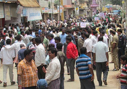 ಬ್ಯಾಡಗಿ ಬಂದ್‌ ಸಂಪೂರ್ಣ ಯಶಸ್ವಿ