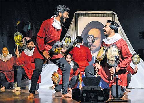 ‘ಪ್ರಸ್ತುತ ಷೇಕ್ಸ್‌ಪಿಯರ್‌’ ನಾಟಕದ ದೃಶ್ಯ