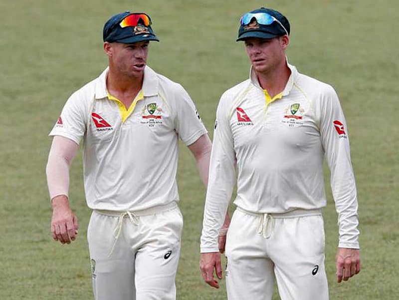 ಚೆಂಡು ವಿರೂಪ ಪ್ರಕರಣ: ಸ್ಟೀವ್‌ ಸ್ಮಿತ್‌, ಡೇವಿಡ್‌ ವಾರ್ನರ್‌ಗೆ 12 ತಿಂಗಳ ನಿಷೇಧ