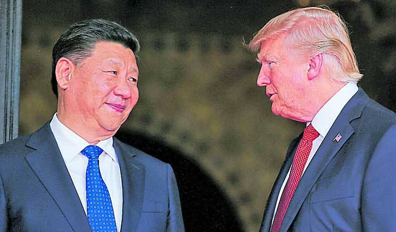 ಚೀನಾ ಅಧ್ಯಕ್ಷ ಷಿ ಜಿನ್ಪಿಂಗ್ ಮತ್ತು ಅಮೆರಿಕ ಅಧ್ಯಕ್ಷ ಡೊನಾಲ್ಡ್ ಟ್ರಂಪ್