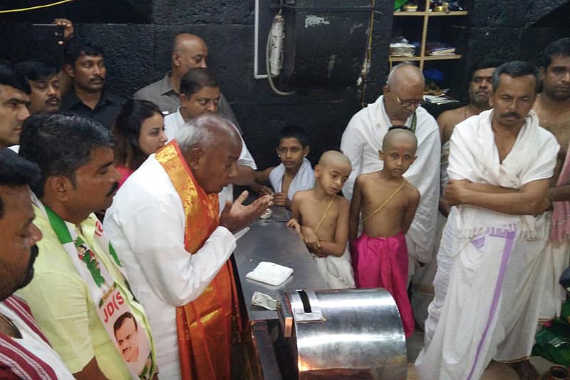 ಬಾದಾಮಿಗೆ ಆಲಮಟ್ಟಿಯಿಂದ ನೀರು: ಮತದಾರರಿಗೆ ಜೆಡಿಎಸ್ ವರಿಷ್ಠ ಎಚ್.ಡಿ. ದೇವೇಗೌಡ ಆಶ್ವಾಸನೆ