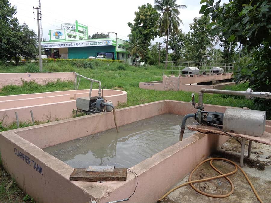 ಕುಶಾಲನಗರ ಸಮೀಪದ ಕೂಡಿಗೆ ಡೈರಿ ಆವರಣದಲ್ಲಿನ ನೀರು ಶುದ್ಧೀಕರಣ ಘಟಕ