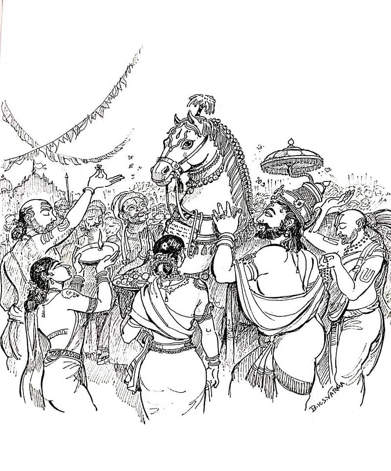 ಯಾಗದ ಕುದುರೆ ಹೊರಟಿತು ಸಂಚಾರಕೆ