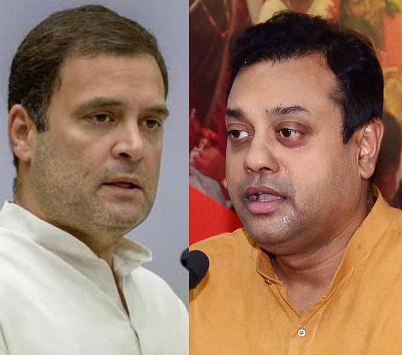 ರಾಹುಲ್ ಗಾಂಧಿ, ಸಂಬಿತ್ ಪಾತ್ರಾ