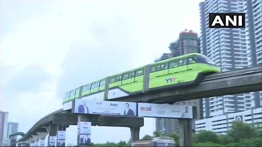  ಮೊನೊ ರೈಲು ಚಿತ್ರ: ಎಎನ್‌ಐ ಟ್ವಿಟ್‌