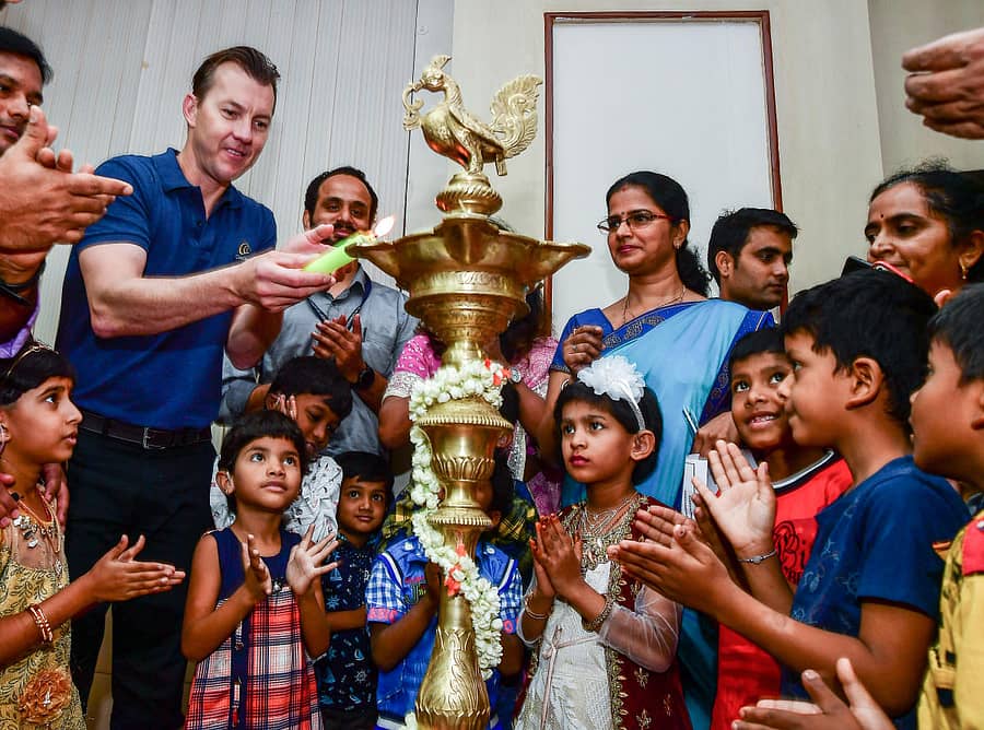 ಕಾರ್ಯಾಗಾರವನ್ನು ಜಾಗತಿಕ ವಾಕ್ ಶ್ರವಣ ರಾಯಭಾರಿ ಬ್ರೆಟ್ ಲೀ ಉದ್ಘಾಟಿಸಿದರು –ಪ್ರಜಾವಾಣಿ ಚಿತ್ರ