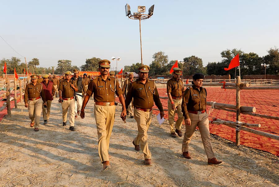 ಧರ್ಮ ಸಭೆ ನಡೆಯಲಿರುವ ಸ್ಥಳದಲ್ಲಿ ಪೊಲೀಸರ ಬಿಗಿ ಭದ್ರತೆ