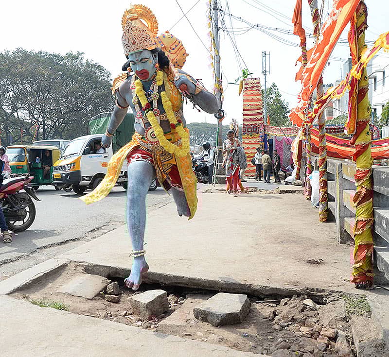 ಹನುಮಂತನ ವೇಷಧಾರಿ :ಸಾಂದರ್ಭಿಕ ಚಿತ್ರ