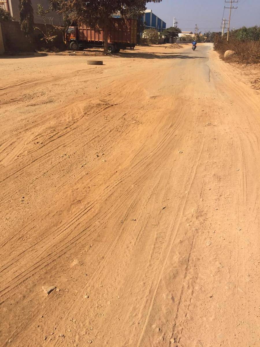 ದೇವನಗುಂದಿ ರಸ್ತೆಯ ಸ್ಥಿತಿ