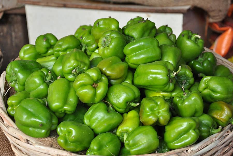 ಬೀದರ್ ಮಾರುಕಟ್ಟೆಯಲ್ಲಿ ಮಾರಾಟಕ್ಕೆ ಇಡಲಾದ ಡೊಣ್ಣೆ ಮೆಣಸಿನಕಾಯಿ