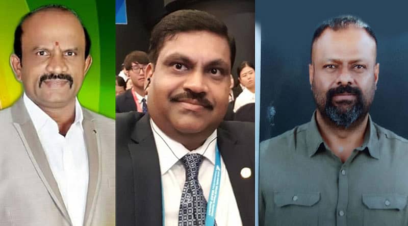 ಹನುಮಂತರಾಯಪ್ಪ, ಎಸ್.ಆರ್. ನಾಗರಾಜ್ ರೆಡ್ಡಿ, ಎಂ.ರಂಗಪ್ಪ