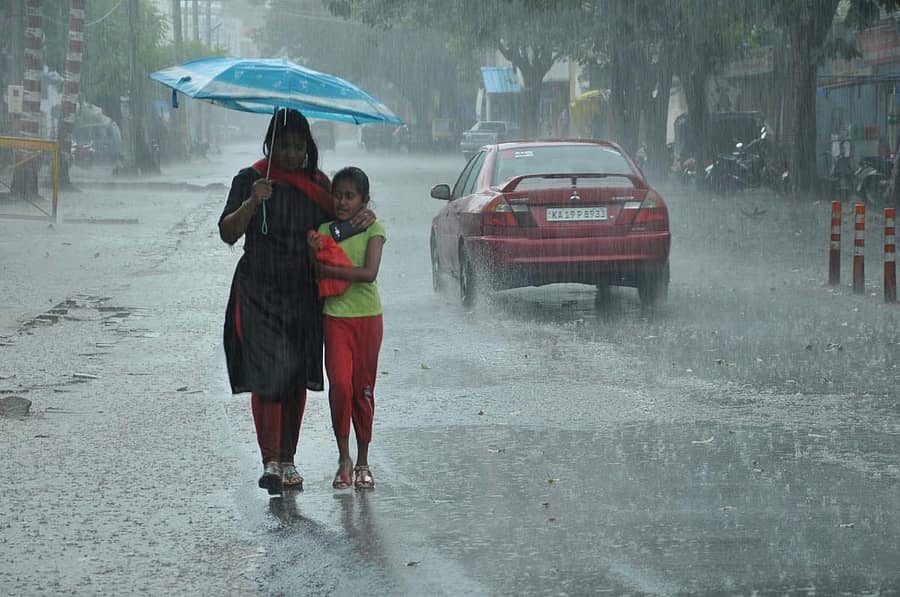 ಚಿಕ್ಕಮಗಳೂರು ನಗರ ಮತ್ತು ಸುತ್ತಲಿನ ಪ್ರದೇಶದಲ್ಲಿ ಭಾನುವಾರ ಮಳೆ ಸುರಿಯಿತು. ಮಳೆಗೆ ನಗರದ ಹನುಮಂತಪ್ಪ ವೃತ್ತದಲ್ಲಿ ಕಂಡು ಬಂದ ದೃಶ್ಯಪ್ರಜಾವಾಣಿ ಚಿತ್ರ/ಎ.ಎನ್‌.ಮೂರ್ತಿ