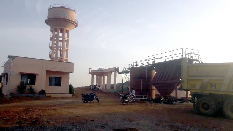 ಕೆಂಭಾವಿ ಸಮೀಪದ ಜೈನಾಪುರ ಬಳಿ ನಡೆದಿರುವ ಬಹುಗ್ರಾಮ ಕುಡಿಯುವ ನೀರಿನ ಕಾಮಗಾರಿ