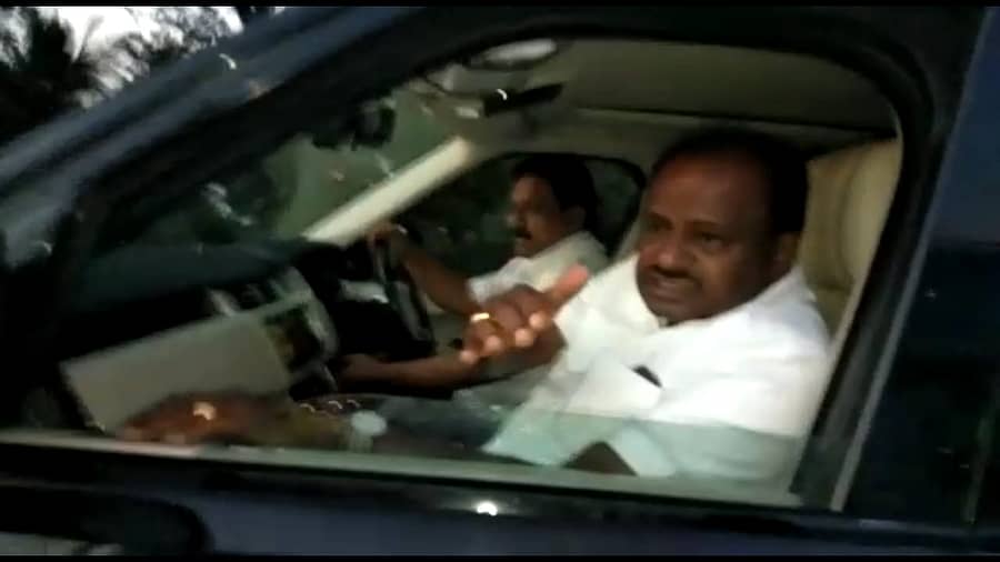 ಮಡಿಕೇರಿ ಸಮೀಪದ ಇಬ್ಬನಿ ರೆಸಾರ್ಟ್ಗೆ ಬಂದ ಸಿಎಂ ಕುಮಾರಸ್ವಾಮಿ