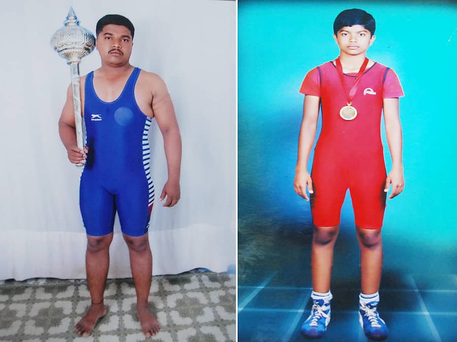 ಕುಸ್ತಿ ಪಟುಗಳಾದ ಶರಣಪ್ಪ ಮತ್ತು ಜಯಶ್ರೀ