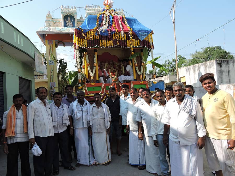 ಕನಕಪುರದಲ್ಲಿ ನಡೆದ ಕೆಂಕೇರಮ್ಮ ದೇವಿಯ ರಥೋತ್ಸವದ ಮೆರವಣಿಗೆ