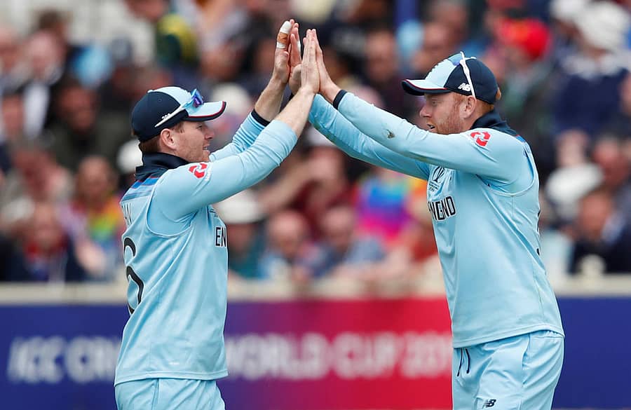 ನಾಯಕ ಇಯಾನ್ ಮಾರ್ಗನ್ ಮತ್ತು ಜಾನಿ ಬೇಸ್ಟೊ ಇಂಗ್ಲೆಂಡ್ ತಂಡದ ಬ್ಯಾಟಿಂಗ್ ವಿಭಾಗದ ಬೆನ್ನೆಲುಬು ಆಗಿದ್ದಾರೆ –ರಾಯಿಟರ್ಸ್ ಚಿತ್ರ