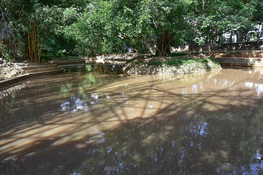 ಕಬ್ಬನ್ ಪಾರ್ಕ್ನಲ್ಲಿ ಎನ್ಜಿಒ ಸಹಕಾರದೊಂದಿಗೆ ಮಾಡಿರುವ ಮಳೆನೀರು ಇಂಗು ಗುಂಡಿಗಳು –ಪ್ರಜಾವಾಣಿ ಚಿತ್ರ- PHOTO / IRSHAD MAHAMMAD