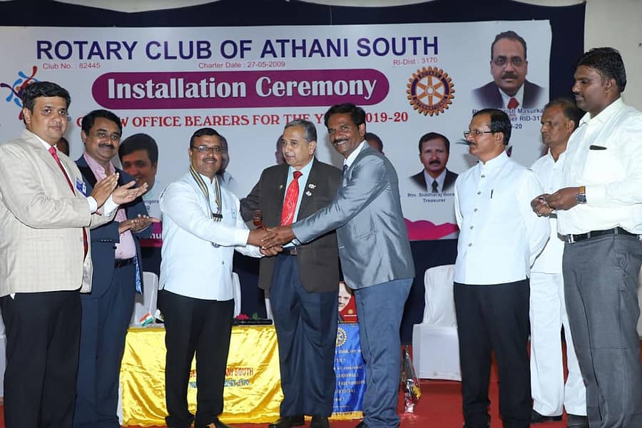 ರೋಟರಿ ಕ್ಲಬ್ ಅಥಣಿ ದಕ್ಷಿಣದ ಪದಾಧಿಕಾರಿಗಳ ಪದಗ್ರಹಣ ಕಾರ್ಯಕ್ರಮ ಶನಿವಾರ ನಡೆಯಿತು