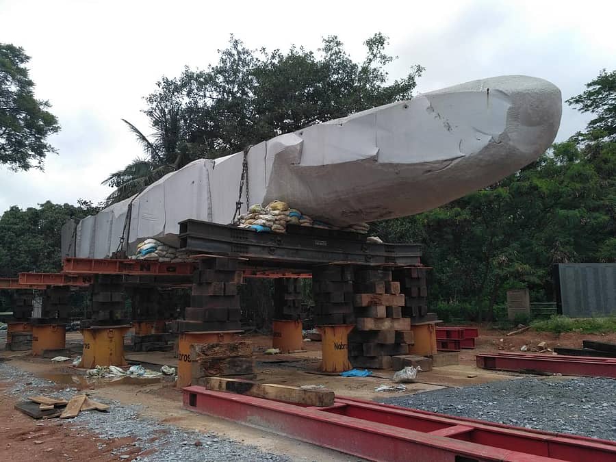 ಪ್ರತಿಷ್ಠಾಪನೆಗೆ ಸಿದ್ಧವಾದ ವೀರಗಲ್ಲು 