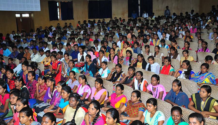 ಕಾರ್ಯಾಗಾರದಲ್ಲಿ ಭಾಗವಹಿಸಿದ್ದ ವಿದ್ಯಾರ್ಥಿಗಳು