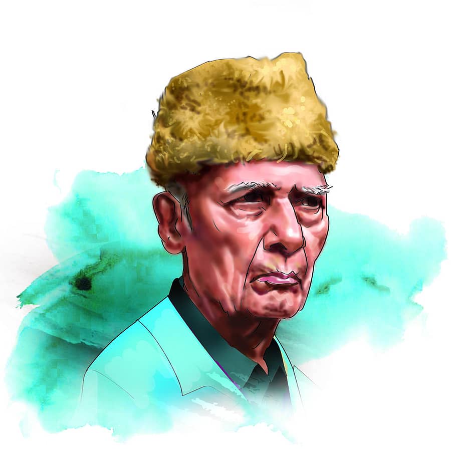 ಸಂಗೀತ ನಿರ್ದೇಶಕ ಮೊಹಮ್ಮದ್‌ ಝಹೂರ್‌ ಖಯ್ಯಾಂ ಹಷ್ಮಿ (ಕಲೆ: ಗುರು ನಾವಳ್ಳಿ)