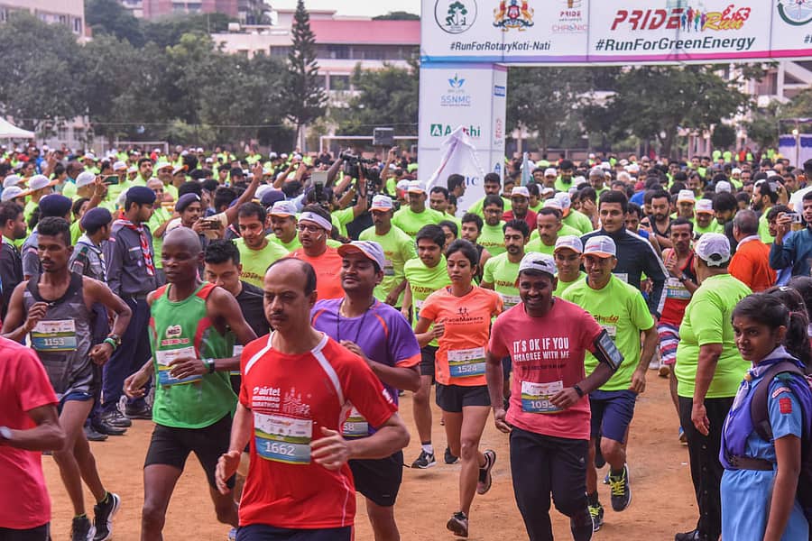 ‘ಪ್ರೈಡ್ ರನ್’ನಲ್ಲಿ ಭಾಗವಹಿಸಿದ್ದ ಸ್ಪರ್ಧಿಗಳು -–ಪ್ರಜಾವಾಣಿ ಚಿತ್ರ