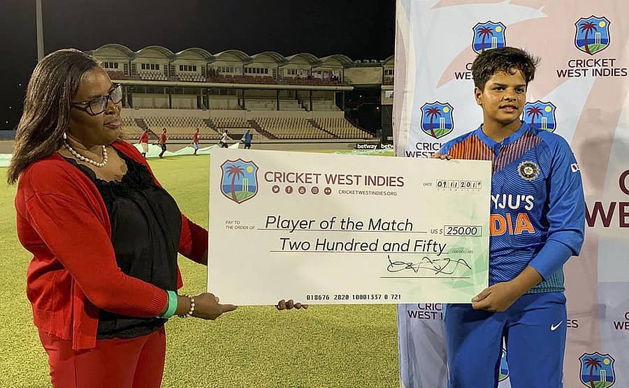 ಶೆಫಾಲಿ ವರ್ಮಾ –ಪಿಟಿಐ ಚಿತ್ರ