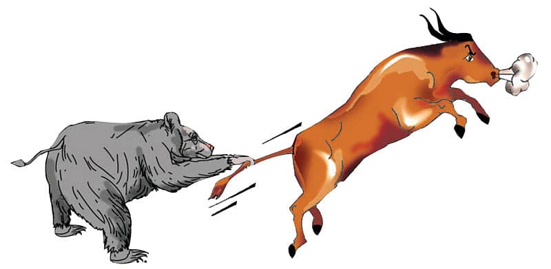 ಷೇರುಪೇಟೆಯಲ್ಲಿ ಗೂಳಿ ಓಟಕ್ಕೆ ನಿಯಂತ್ರಣ – ಸಾಂದರ್ಭಿಕ ಚಿತ್ರ