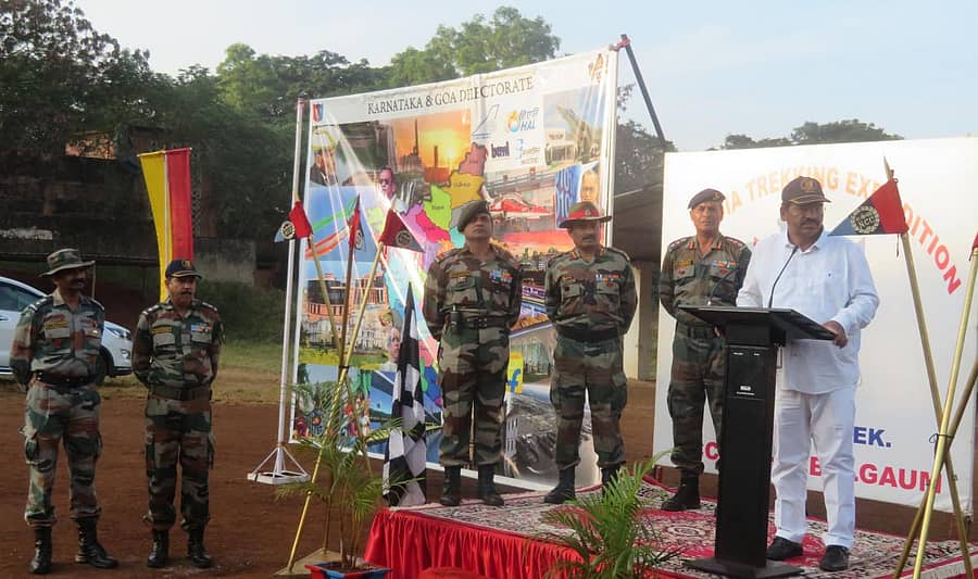 ಬೆಳಗಾವಿಯಲ್ಲಿ ಎನ್ಸಿಸಿ ನಿರ್ದೇಶನಾಲಯದಿಂದ ಹಮ್ಮಿಕೊಂಡಿರುವ ಚಾರಣ ಶಿಬಿರ ಉದ್ಘಾಟಿಸಿದ ಶಾಸಕ ಅನಿಲ ಬೆನಕೆ ಮಾತನಾಡಿದರು