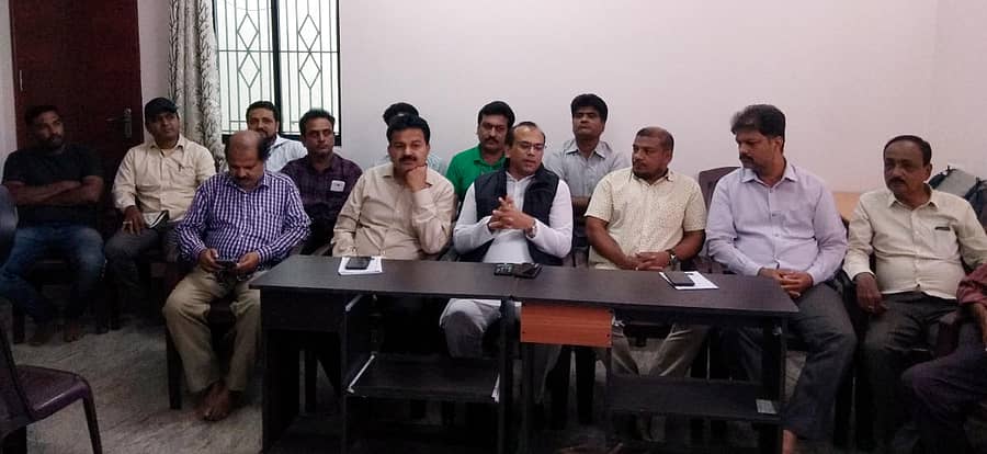 ಚನ್ನಪಟ್ಟಣದಲ್ಲಿ ಮುಸ್ಲಿಂ ಸಮುದಾಯದ ಮುಖಂಡರು ಪತ್ರಿಕಾಗೋಷ್ಠಿ ನಡೆಸಿದರು
