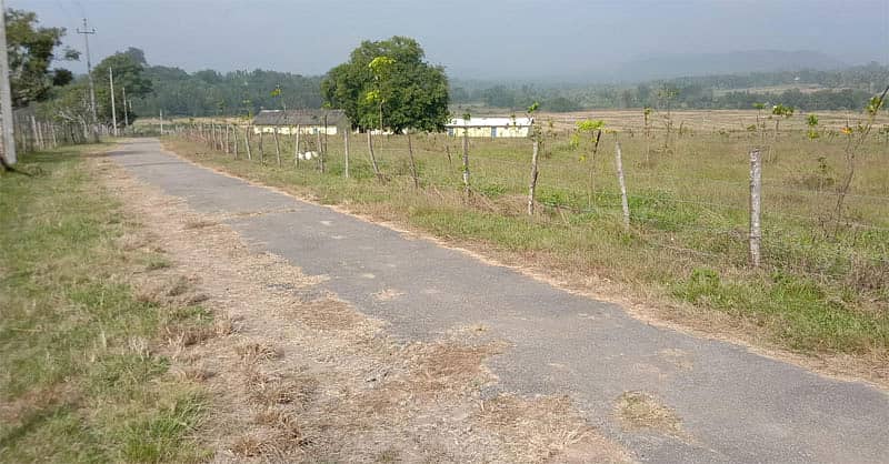 ಕುಶಾಲನಗರ ಸಮೀಪದ ಕೂಡಿಗೆ ಕೃಷಿ ಫಾರಂ ಆವರಣದಲ್ಲಿ ಗುರುತಿಸಿರುವ ಮಿನಿ ವಿಮಾನ ನಿಲ್ದಾಣ ಜಾಗ