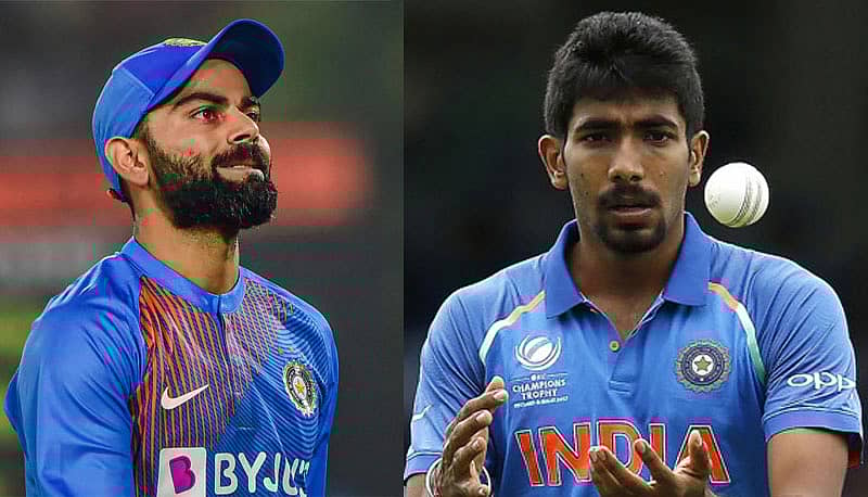 ವಿರಾಟ್ ಕೊಹ್ಲಿ ಮತ್ತು ಜಸ್ಪ್ರೀತ್ ಬೂಮ್ರಾ