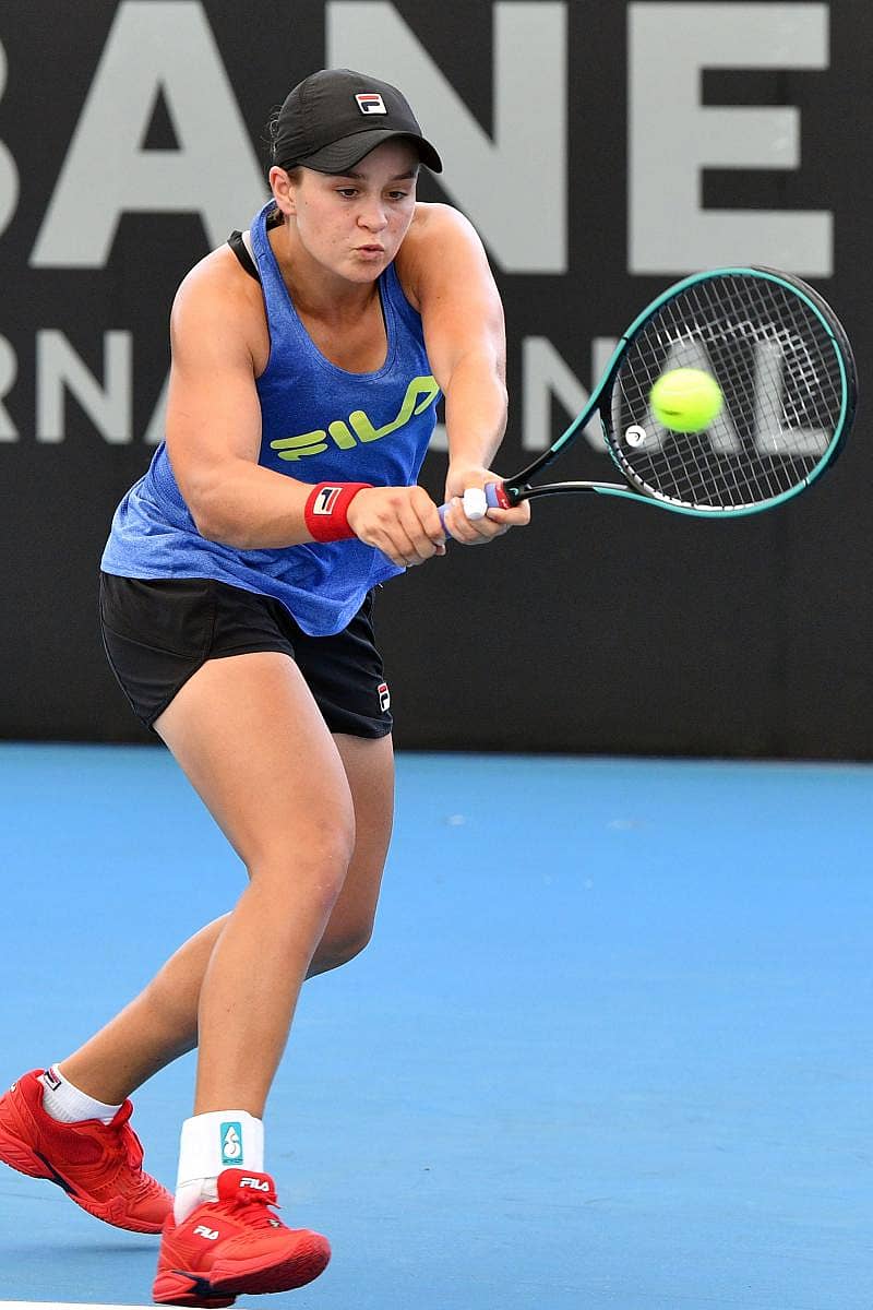 ಆಸ್ಟ್ರೇಲಿಯಾದ ಆ್ಯಷ್ಲೆ ಬಾರ್ಟಿ ಬ್ರಿಸ್ಬೇನ್ನಲ್ಲಿ ಅಭ್ಯಾಸ ನಡೆಸಿದರು –ಎಎಫ್ಪಿ ಚಿತ್ರ