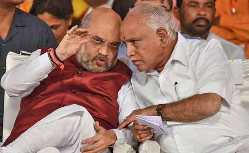 ಕರ್ನಾಟಕ ಸಿಎಂ ಬಿ.ಎಸ್.ಯಡಿಯೂರಪ್ಪ ಮತ್ತು ಕೇಂದ್ರ ಗೃಹ ಸಚಿವ ಅಮಿತ್ ಶಾ – ಸಾಂದರ್ಭಿಕ ಚಿತ್ರ