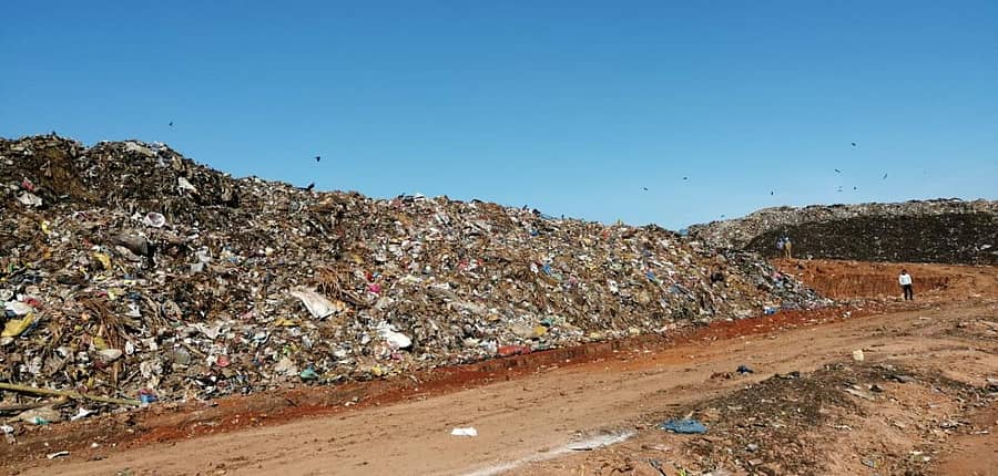 ತುರಮುರಿ ಗ್ರಾಮದಲ್ಲಿರುವ ತ್ಯಾಜ್ಯ ವಿಲೇವಾರಿ ಘಟಕದ ದೃಶ್ಯ