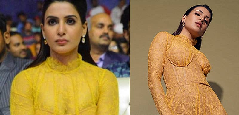 ಹೊಸ ಟ್ರೆಂಡ್ ಸೃಷ್ಟಿಸಿರುವ ಸಮಂತಾ ಡ್ರೆಸ್ 