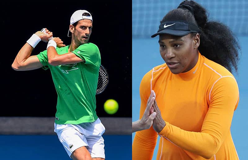 ನೊವಾಕ್ ಜೊಕೊವಿಚ್ ಹಾಗೂ ಸೆರೆನಾ ವಿಲಿಯಮ್ಸ್