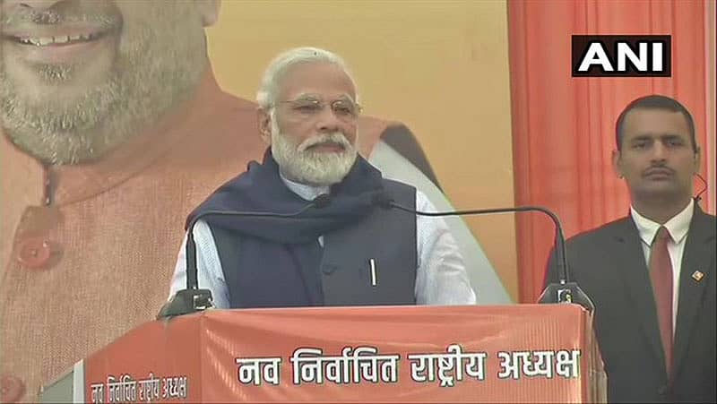 ಬಿಜೆಪಿ ರಾಷ್ಟ್ರಾಧ್ಯಕ್ಷ ಜೆ.ಪಿ.ನಡ್ಡಾ ಅವರನ್ನು ಸನ್ಮಾನಿಸಿ ಮಾತನಾಡಿದ ಪ್ರಧಾನಿ ಮೋದಿ