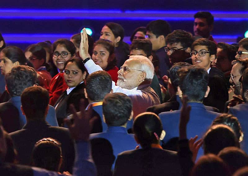 ಪರೀಕ್ಷಾ ಪೆ ಚರ್ಚಾ ಸಂವಾದದಲ್ಲಿ ವಿದ್ಯಾರ್ಥಿಗಳೊಂದಿಗೆ ಪ್ರಧಾನಿ ಮೋದಿ