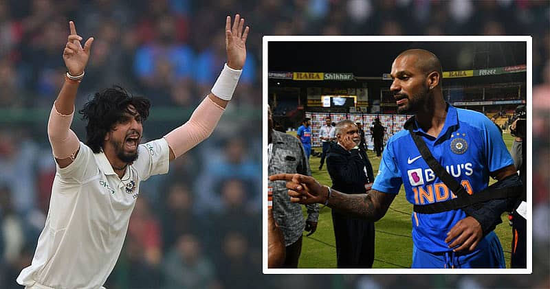 ಇಶಾಂತ್ ಶರ್ಮಾ, ಶಿಖರ್ ಧವನ್